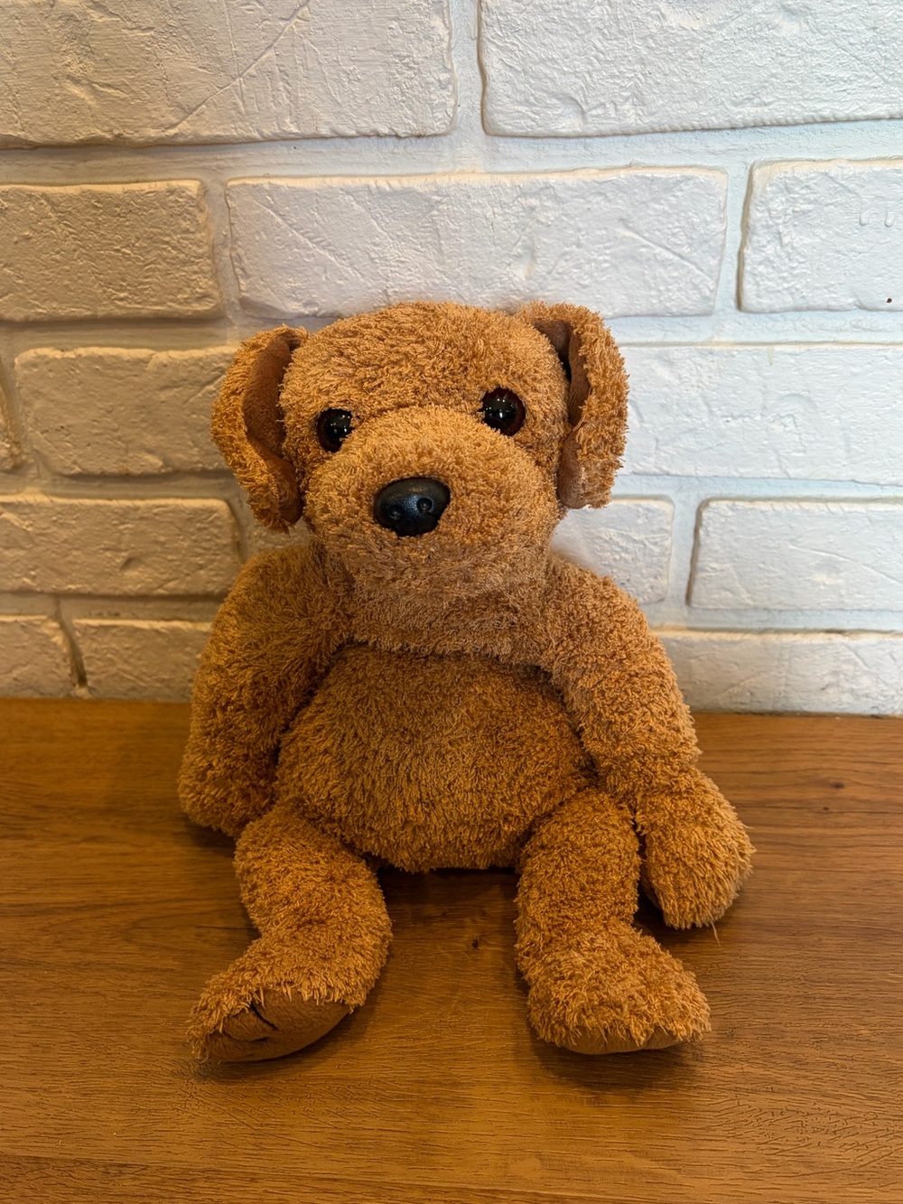 1999 Ty Classic Scooter Puppy Dog Floppy Plush Brown Stuffed Animal